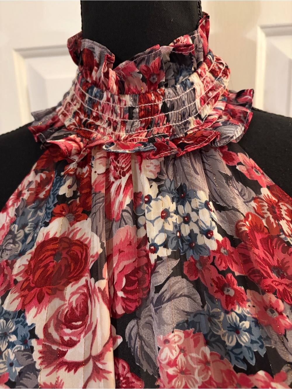 Elliatt Dunmore Dress in Multicolor Floral Long Maxi Gown - Picture 4 of 10